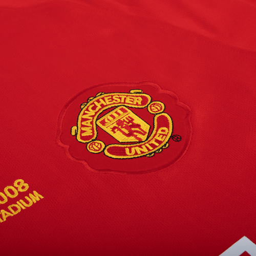 Camiseta de Fútbol Personalizada 1ª Manchester United 2007/08 Retro - camisetasfutbol