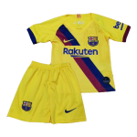 Kid's Nike Barcelona Away Soccer Jersey Kit(Jersey+Shorts) 2019/20