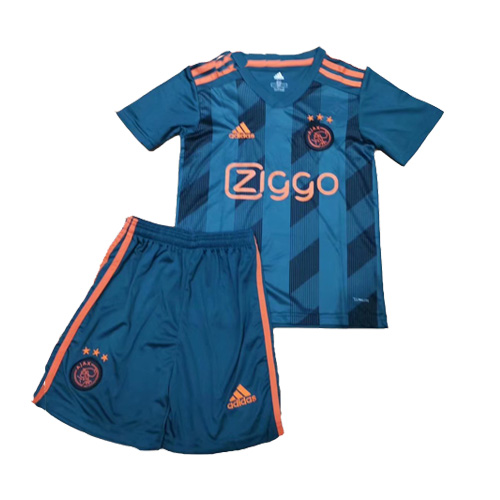 Kid's Adidas Ajax Away Soccer Jersey Kit(Jersey+Shorts) 2019/20 - soccerdealshop