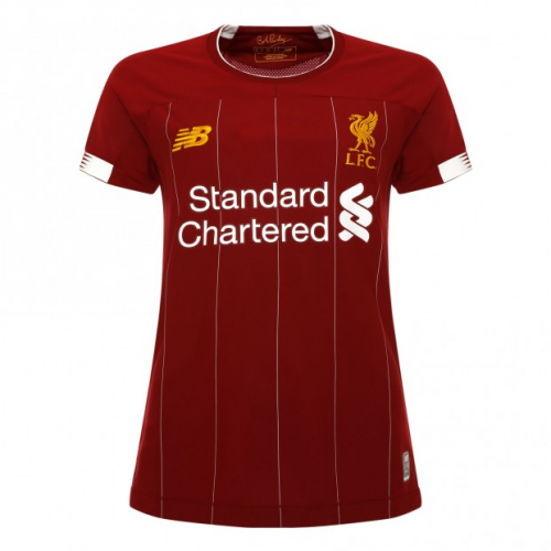 Women's Replica NewBalance Liverpool Home Soccer Jersey 2019/20 - soccerdealshop