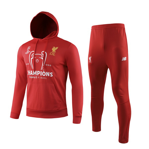 Liverpool Sweatshirt Kit(Top+Pants) 2019/20 - Red - soccerdeal