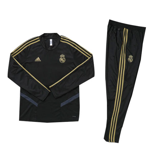 Kid's Adidas Real Madrid Sweatshirt Kit(Top+Pants) 2019/20 - soccerdealshop