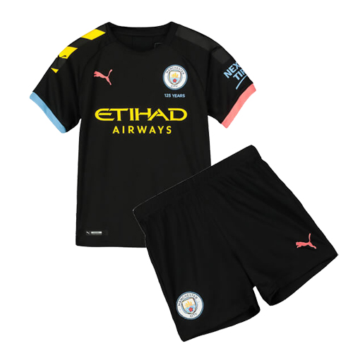 Kid's Puma Manchester City Away Soccer Jersey Kit(Jersey+Shorts) 2019/20 - soccerdealshop